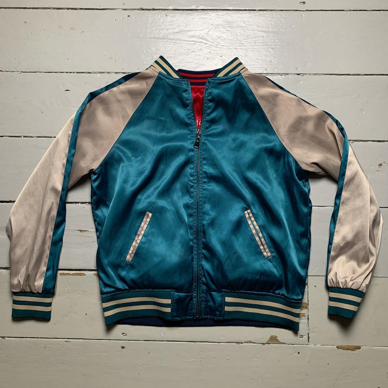 Heron Bird Embroidery Zara Woman Reversible bomber Jacket