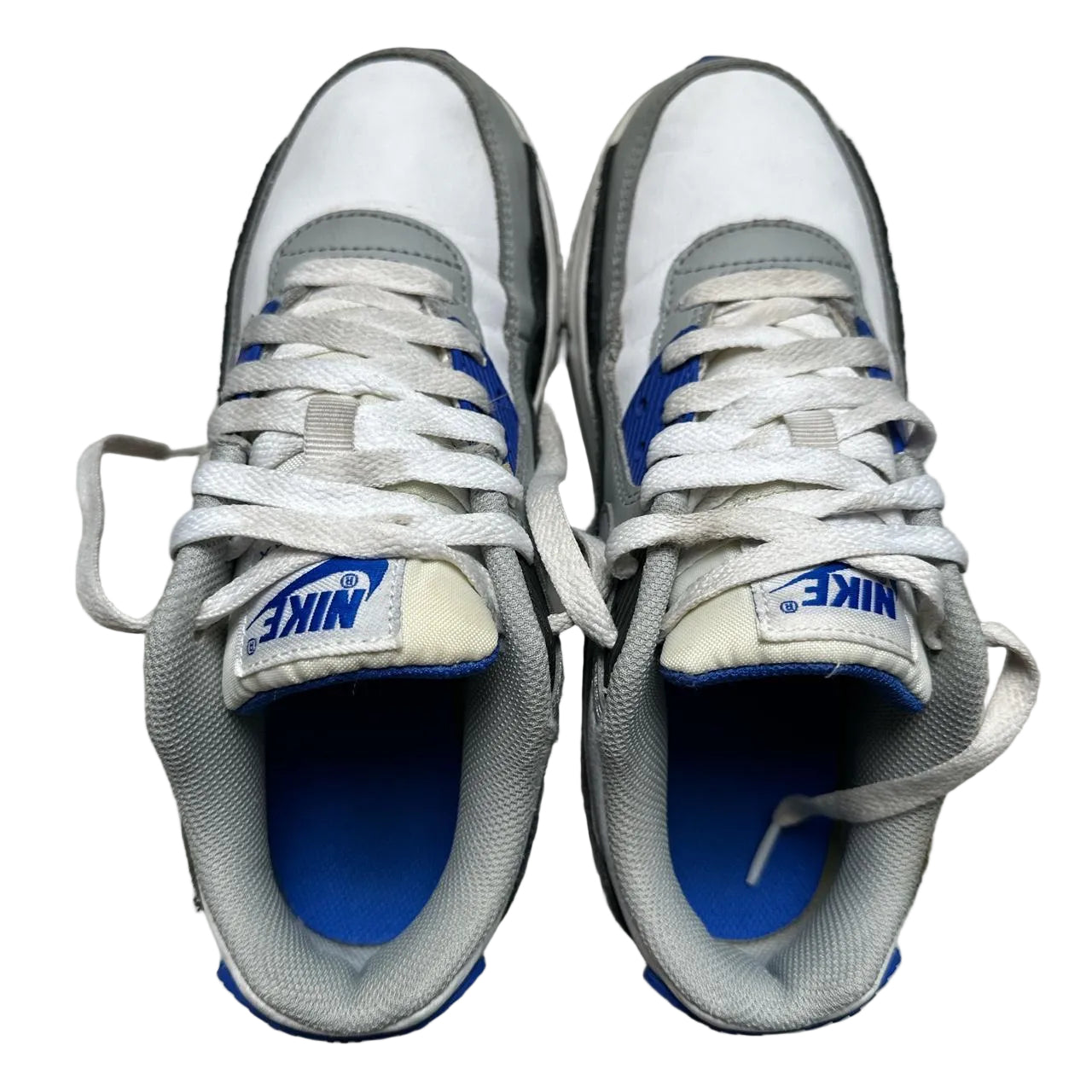 Nike Air Max 90 OG White Grey and Blue (UK 4)