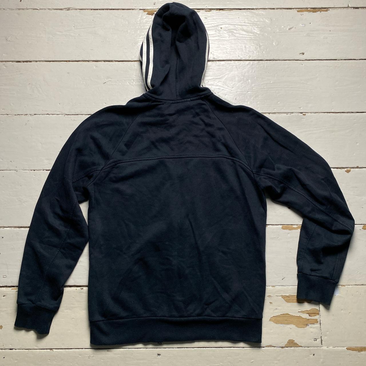 Adidas Performance Essentials Black and White Hoodie