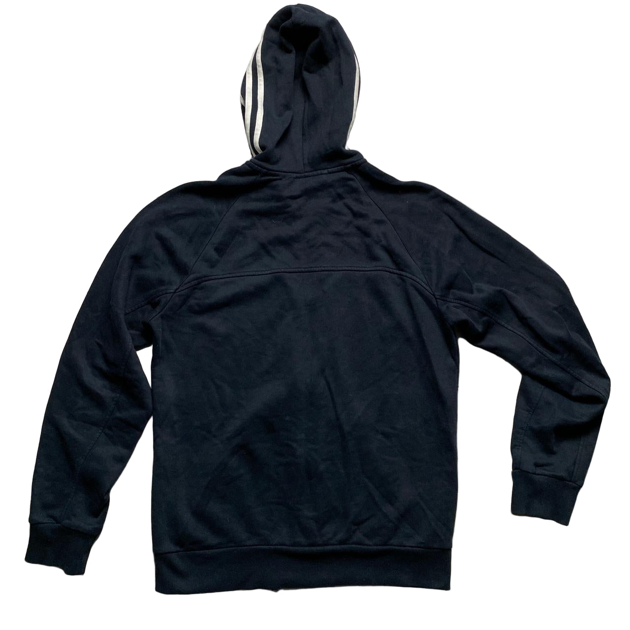 Adidas Performance Essentials Black and White Hoodie (S)