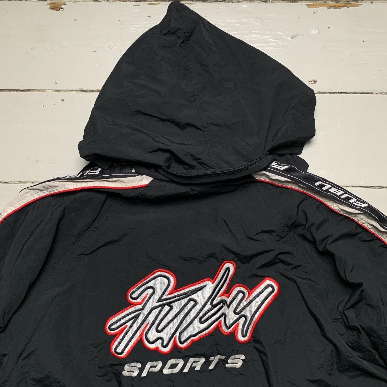 Fubu Sports Vintage Jacket Black White Red