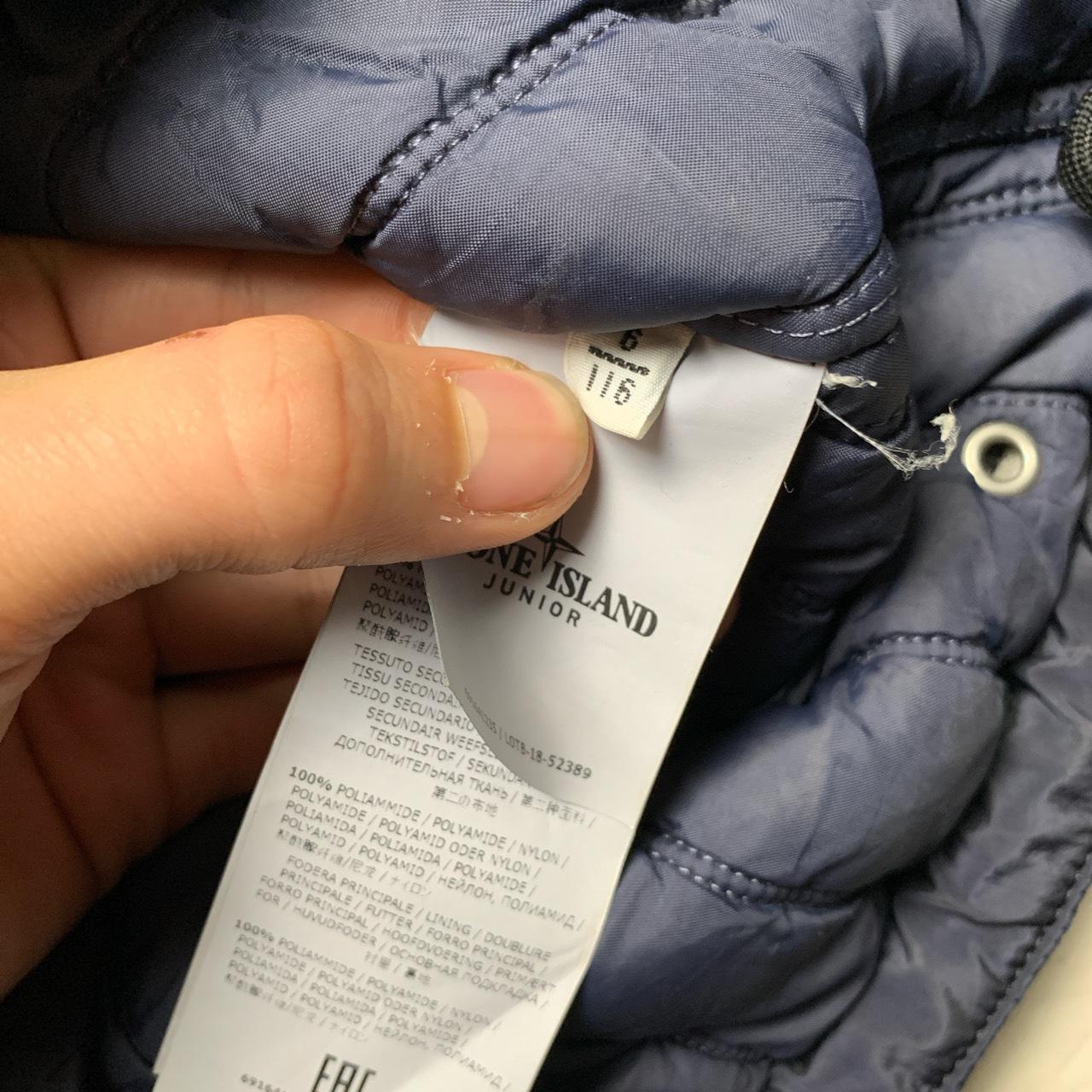 Stone Island Junior Navy Puffer Jacket