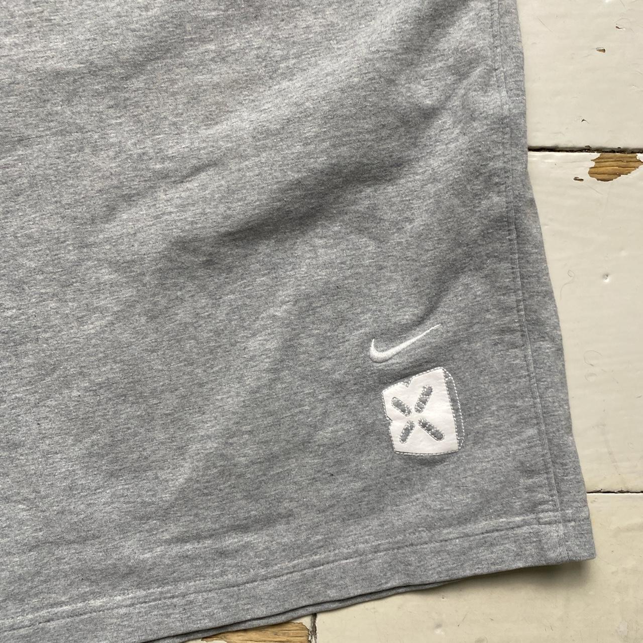 Nike Swoosh Grey and White Vintage Shorts