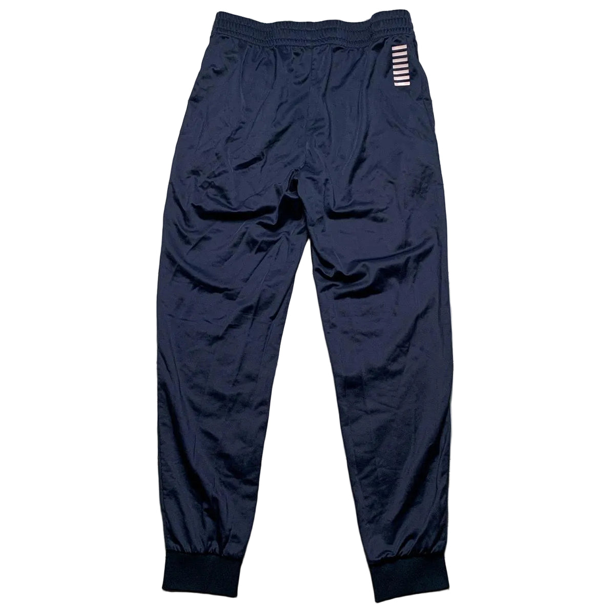 Emporio Armani EA7 Navy and White Trackpant Bottoms (L)