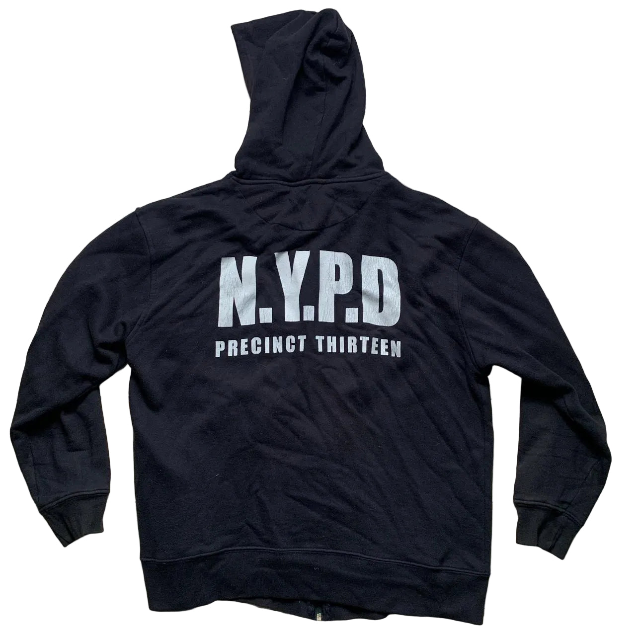 New York Police Department NYPD Vintage Black Hoodie (M)