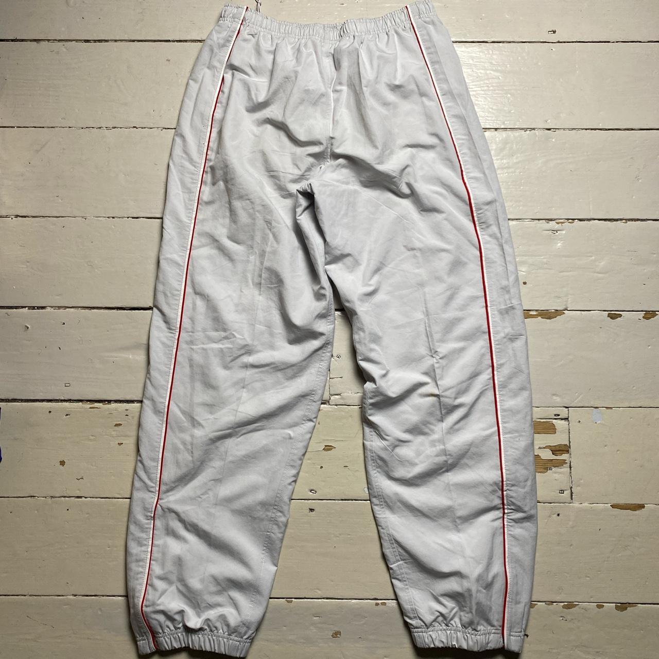 Nike Swoosh Vintage Shell Track Suit White and Red