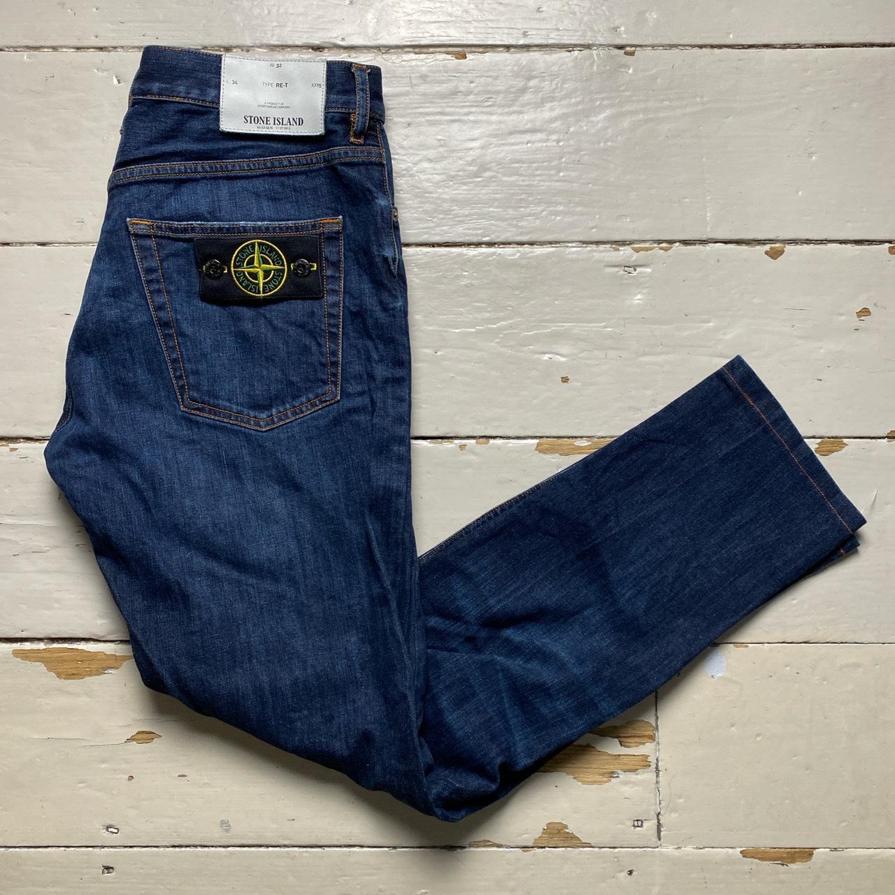 Stone Island Navy Slim Jeans