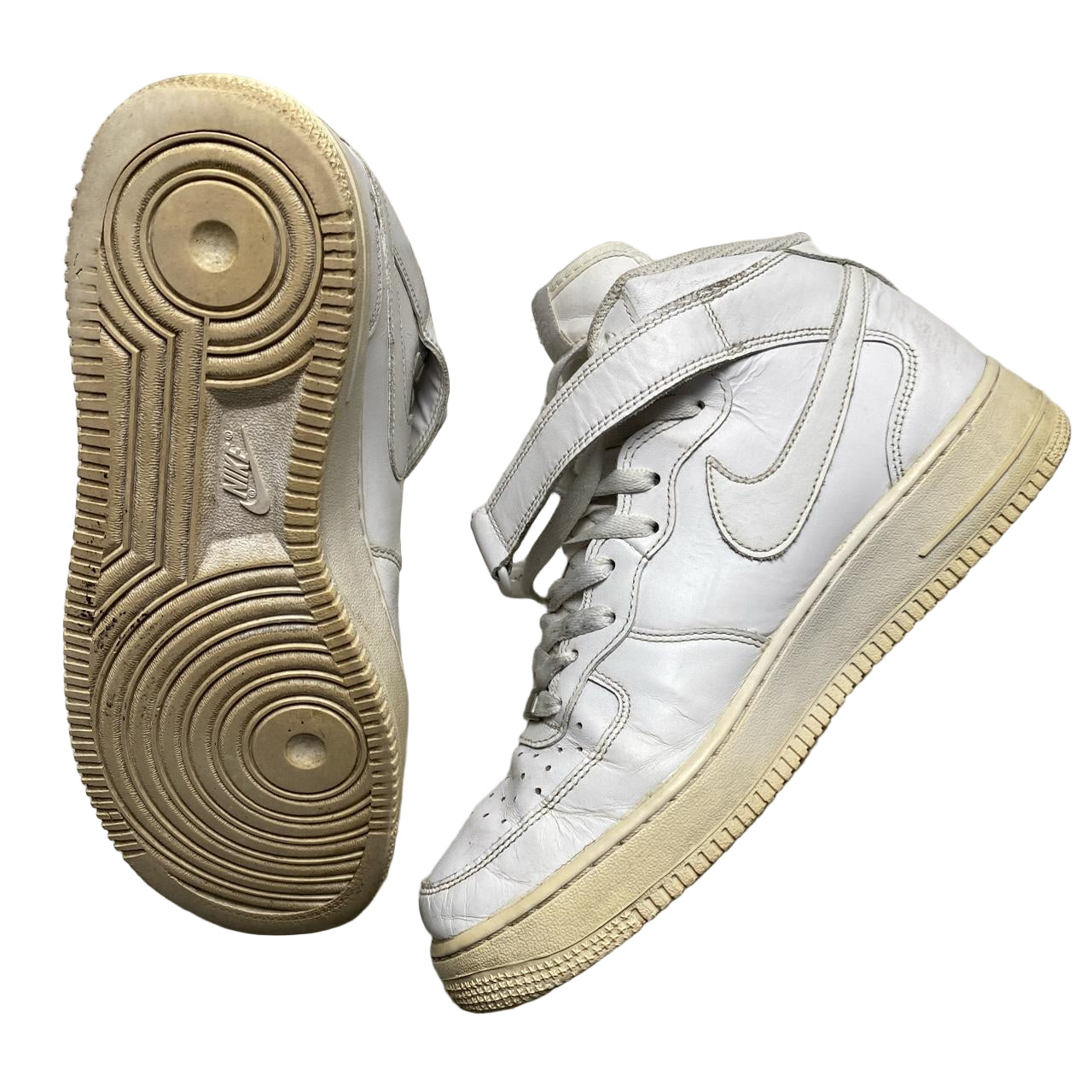 Nike Air Force 1 Mid White (UK 8.5)