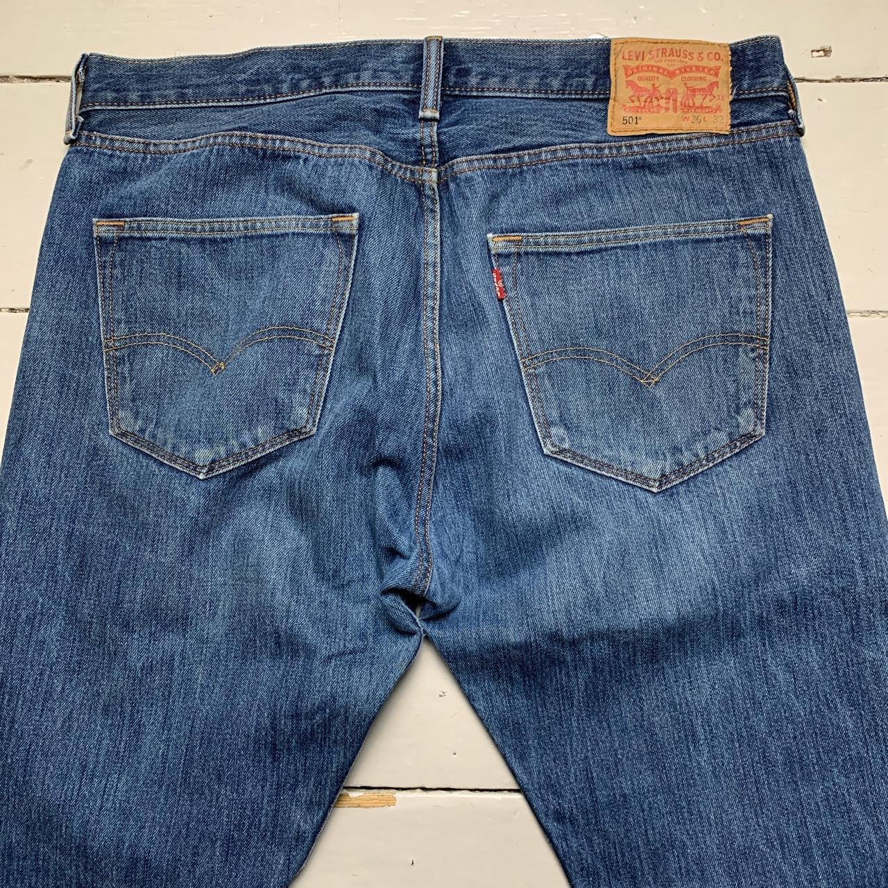 Levis 501 Vintage Baggy Blue Jeans