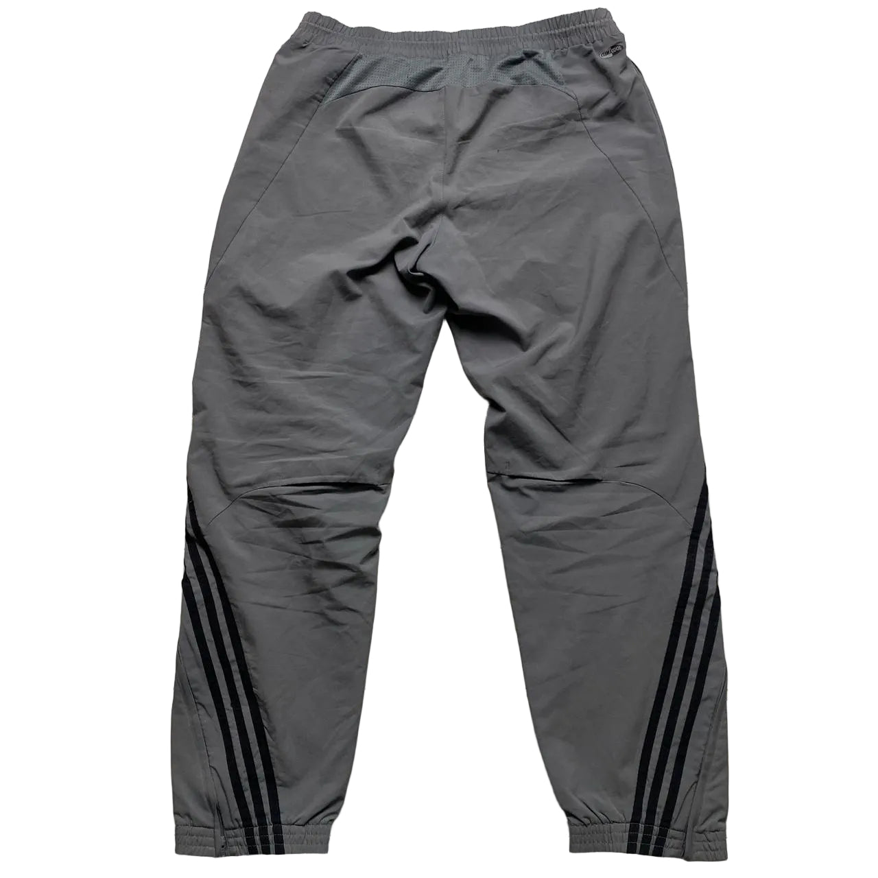 Adidas Climacool Baggy Vintage Shell Track Pant Bottoms Grey and Black (S)