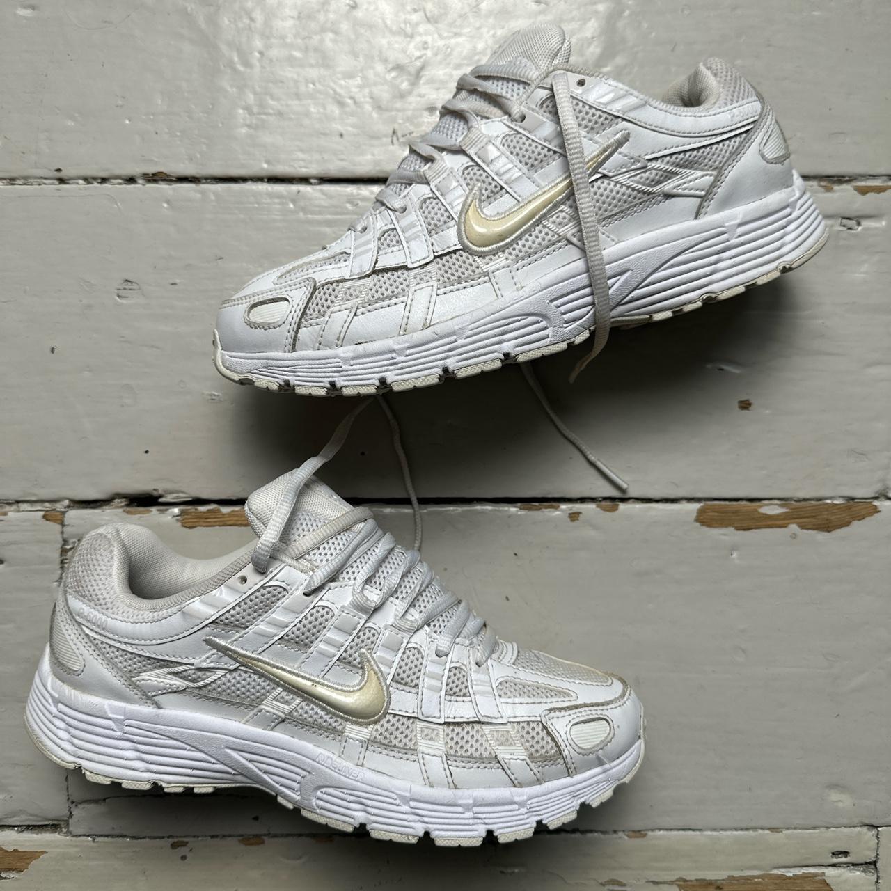 Nike P-6000 White Trainers Womens