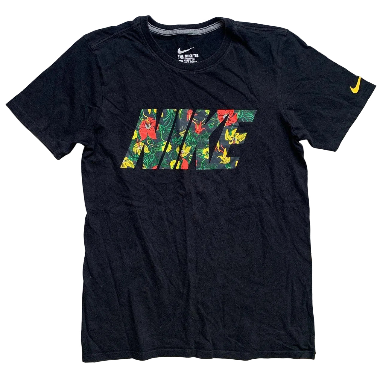Nike Floral Spellout T Shirt (S)