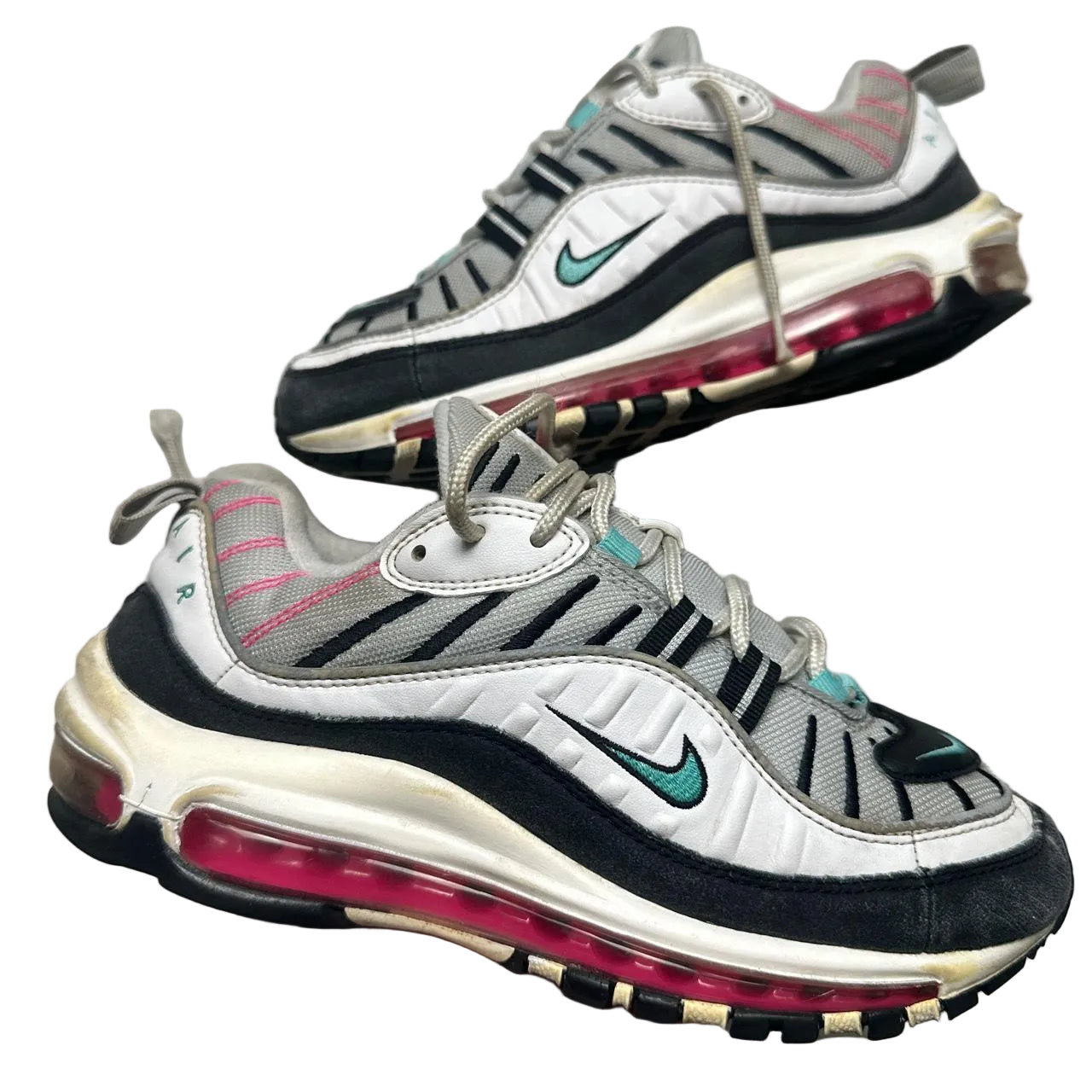 Nike Air Max 98 White Blue and Pink