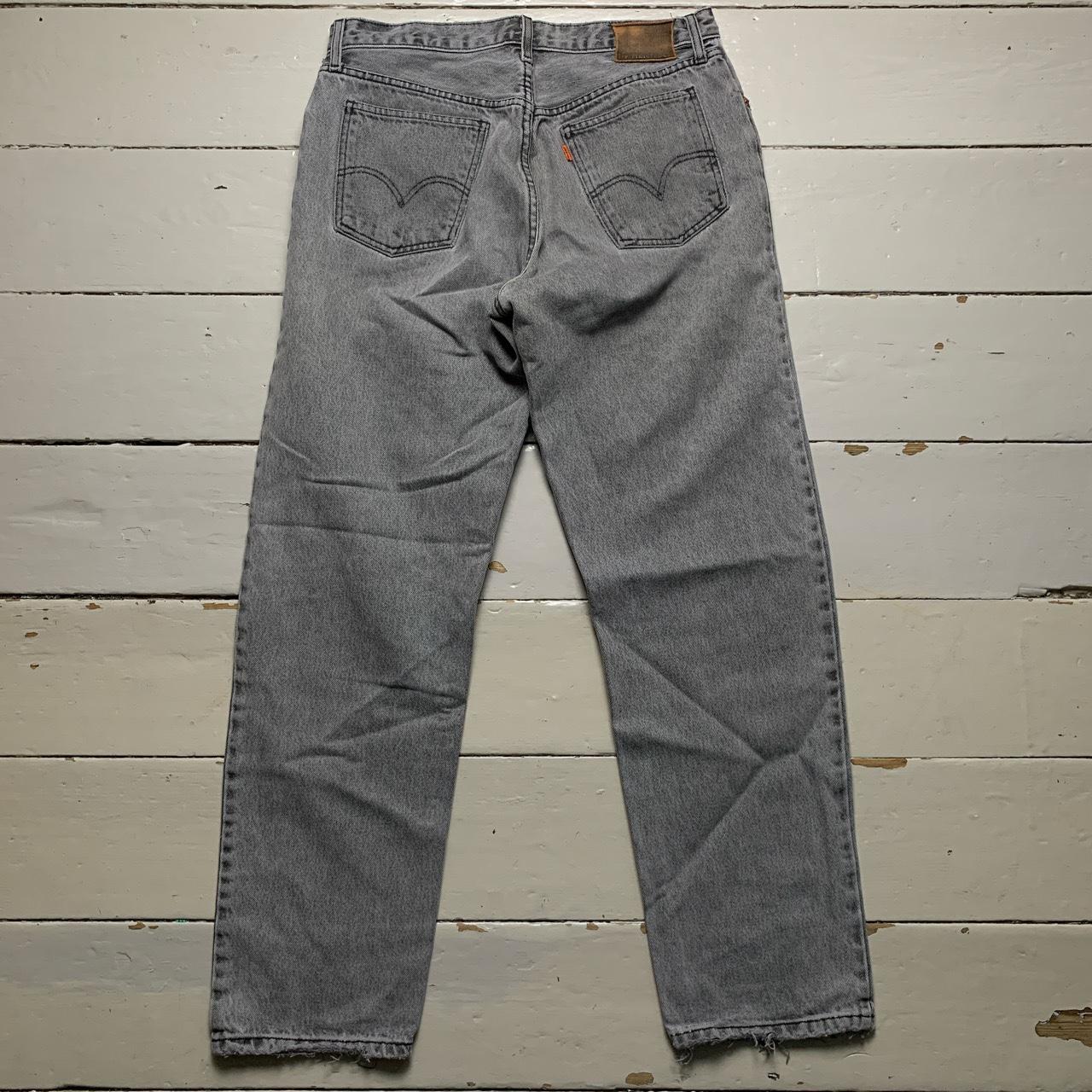 Levis 618 Grey Vintage Baggy Orange Tab Jeans