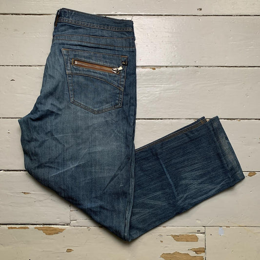 Voi Vintage Baggy Navy Jeans