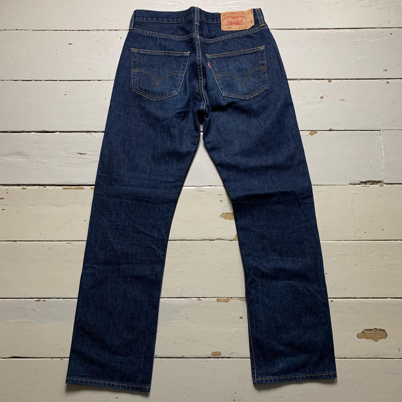 Levis 501 Navy Vintage Jeans