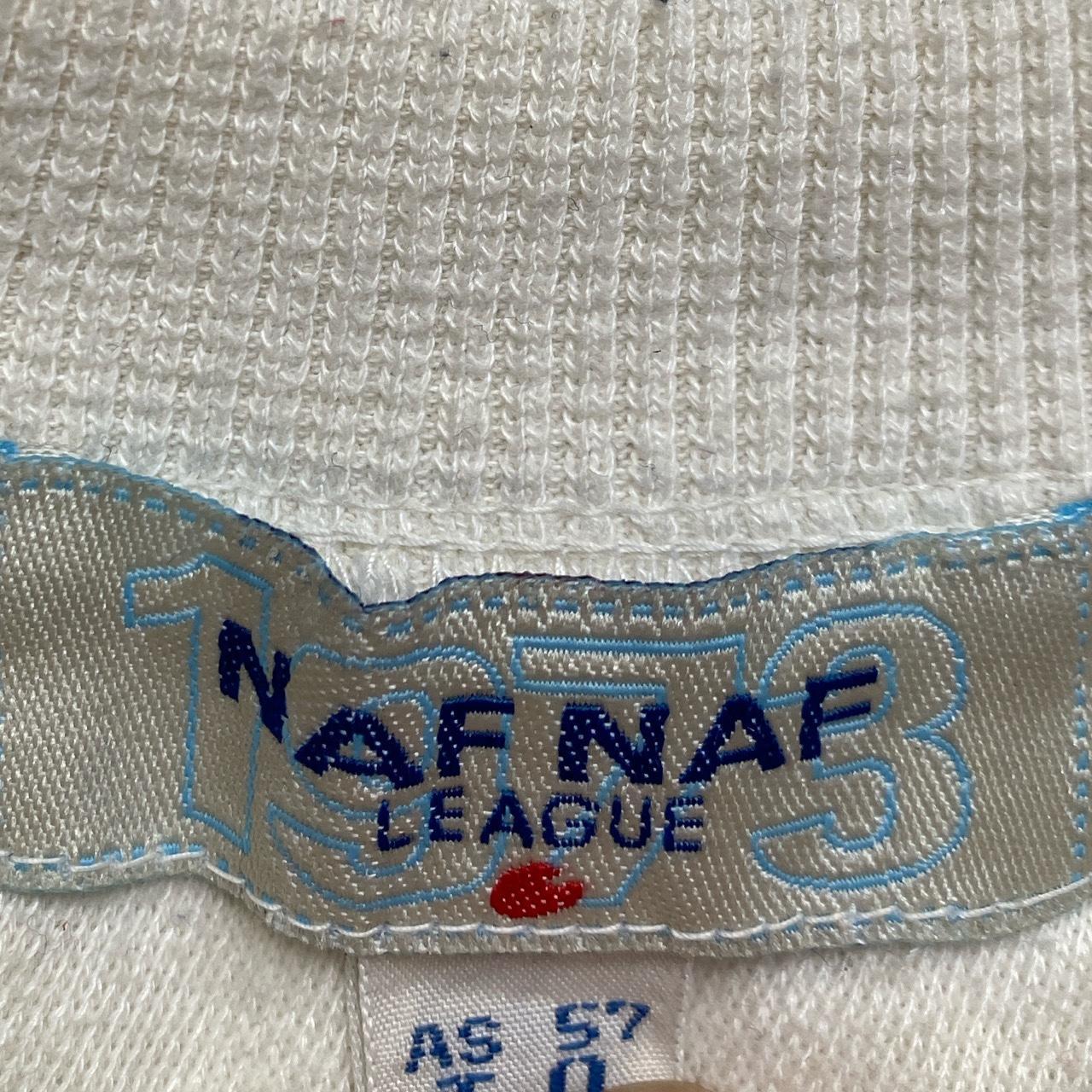 NAFNAF Vintage Cream White Rainbow Spellout Jumper