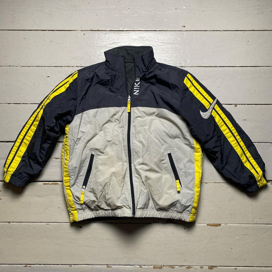 Nike Vintage Womens Reversible Fleece and Puffer Jacket