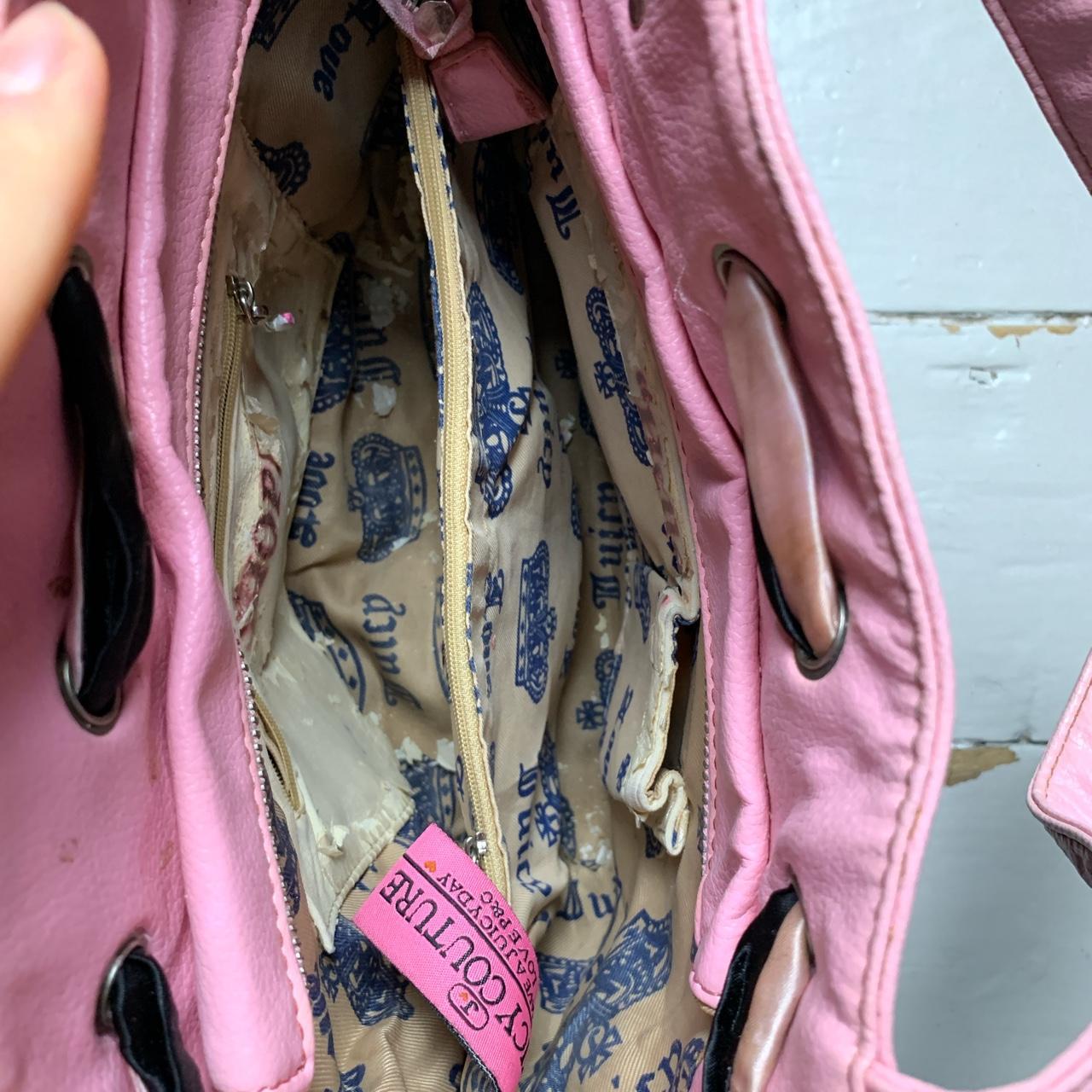 Juicy Couture Velour Bag Brown and Pink