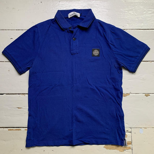 Stone Island Royal Blue Polo Shirt