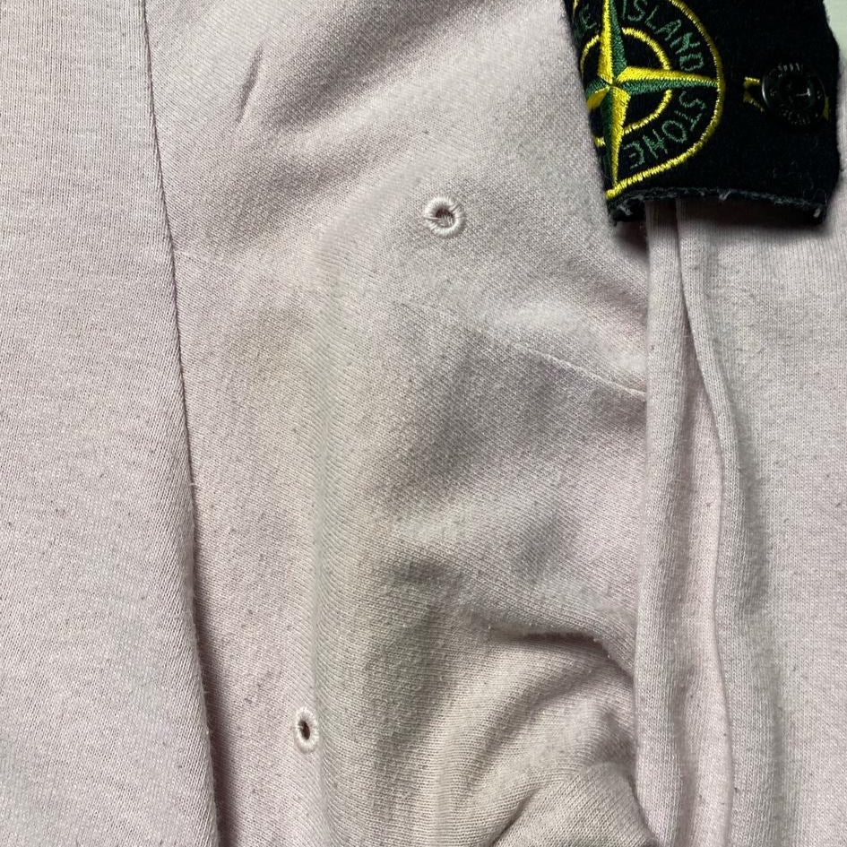 Stone Island Pink Long Sleeve T Shirt (2XL)