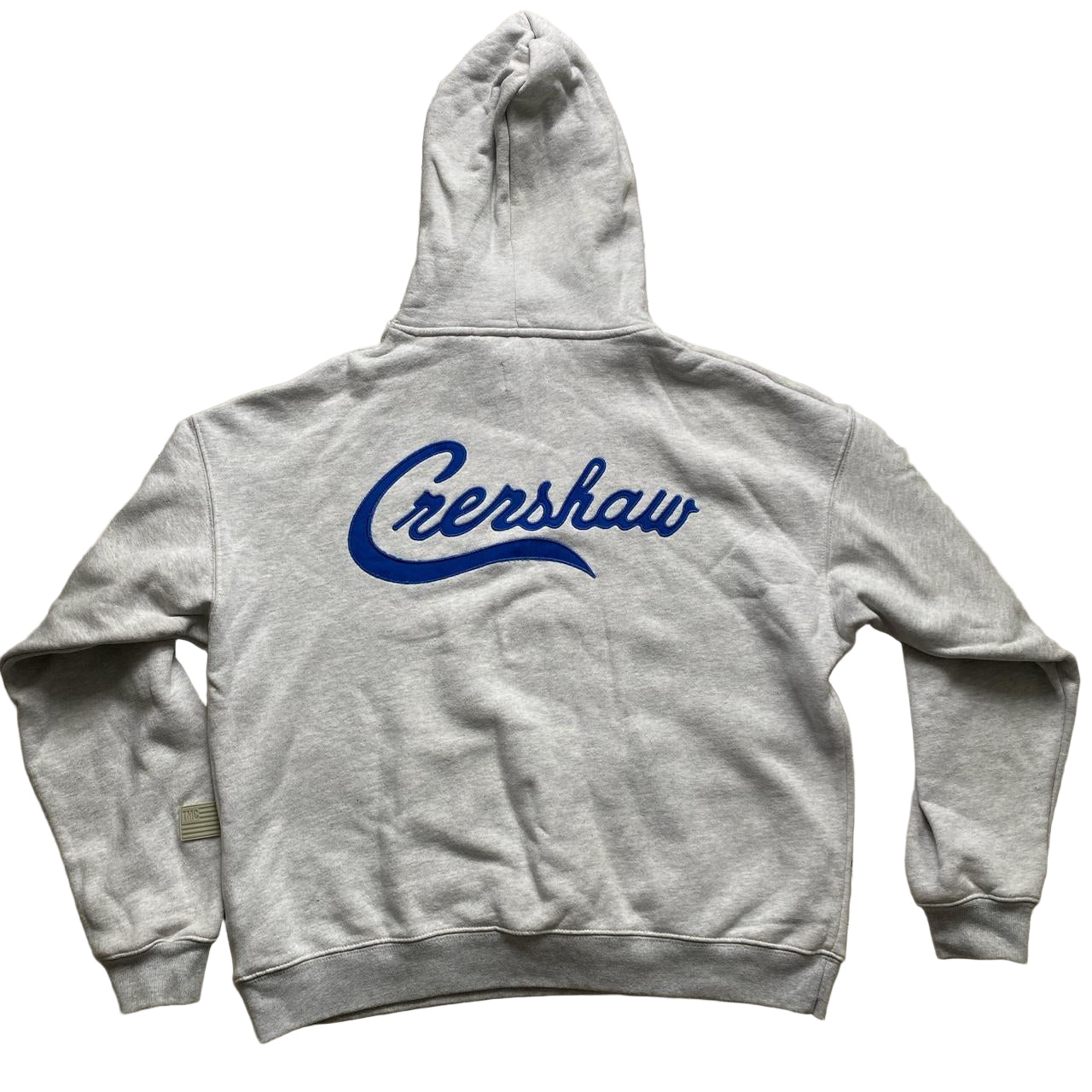 Crenshaw Fear Of God Essentials Nipsey Hussle Grey and Blue Hoodie (S)