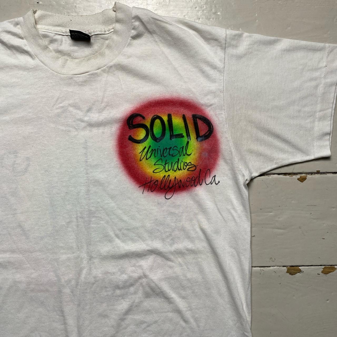 Solid Universal Studios Hollywood Spirit Mind Soul Body Vintage 90’s Single Stitch T Shirt