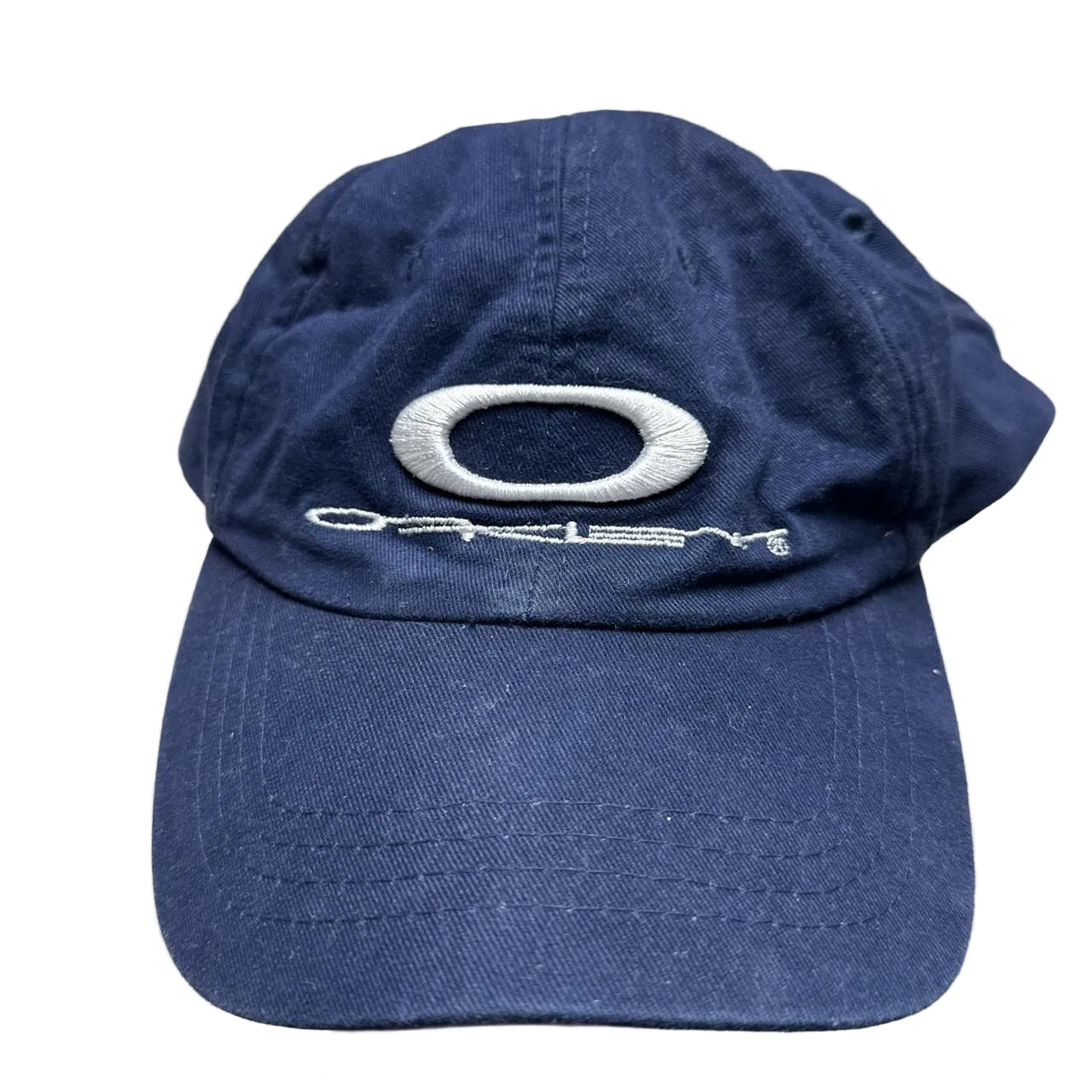 Oakley Navy and White Vintage Cap