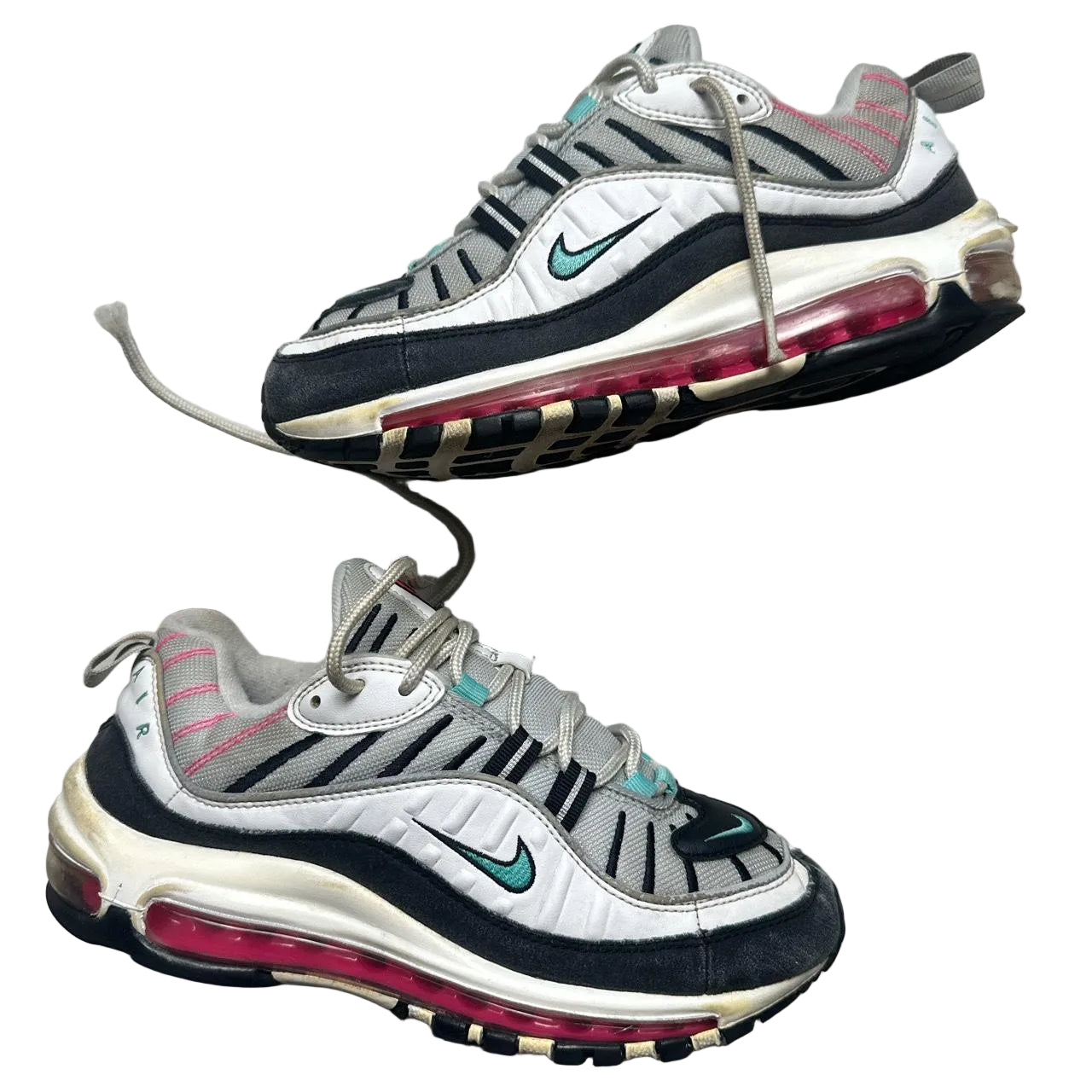 Nike Air Max 98 White Blue and Pink (UK 5)