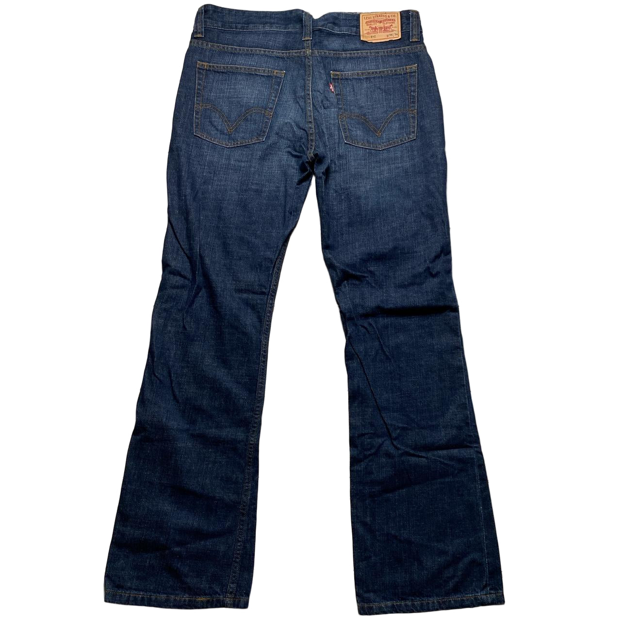 Levis 512 Baggy Navy Jeans (36W)