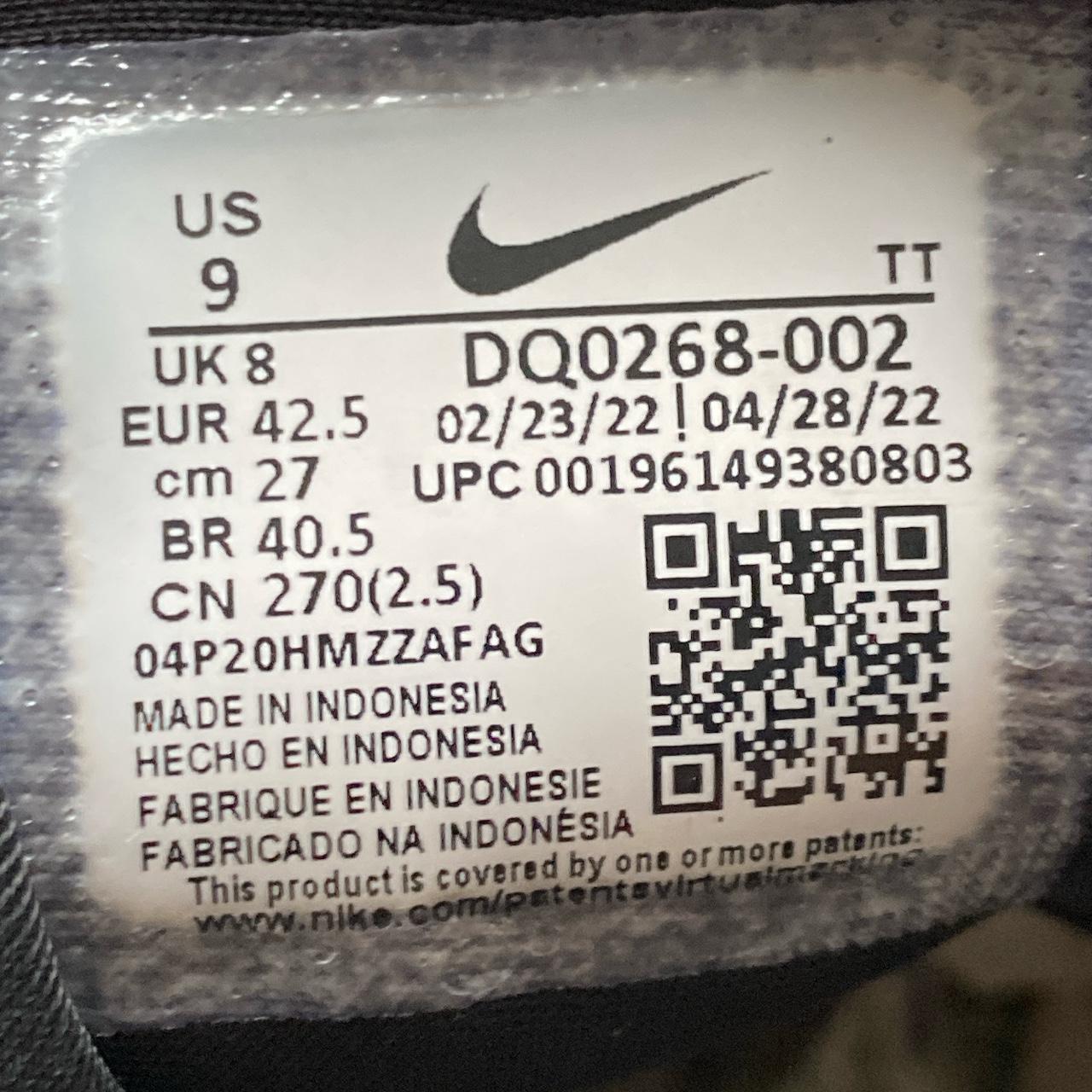Nike Air Max 95 Light Bone Habanero Red (UK 8)