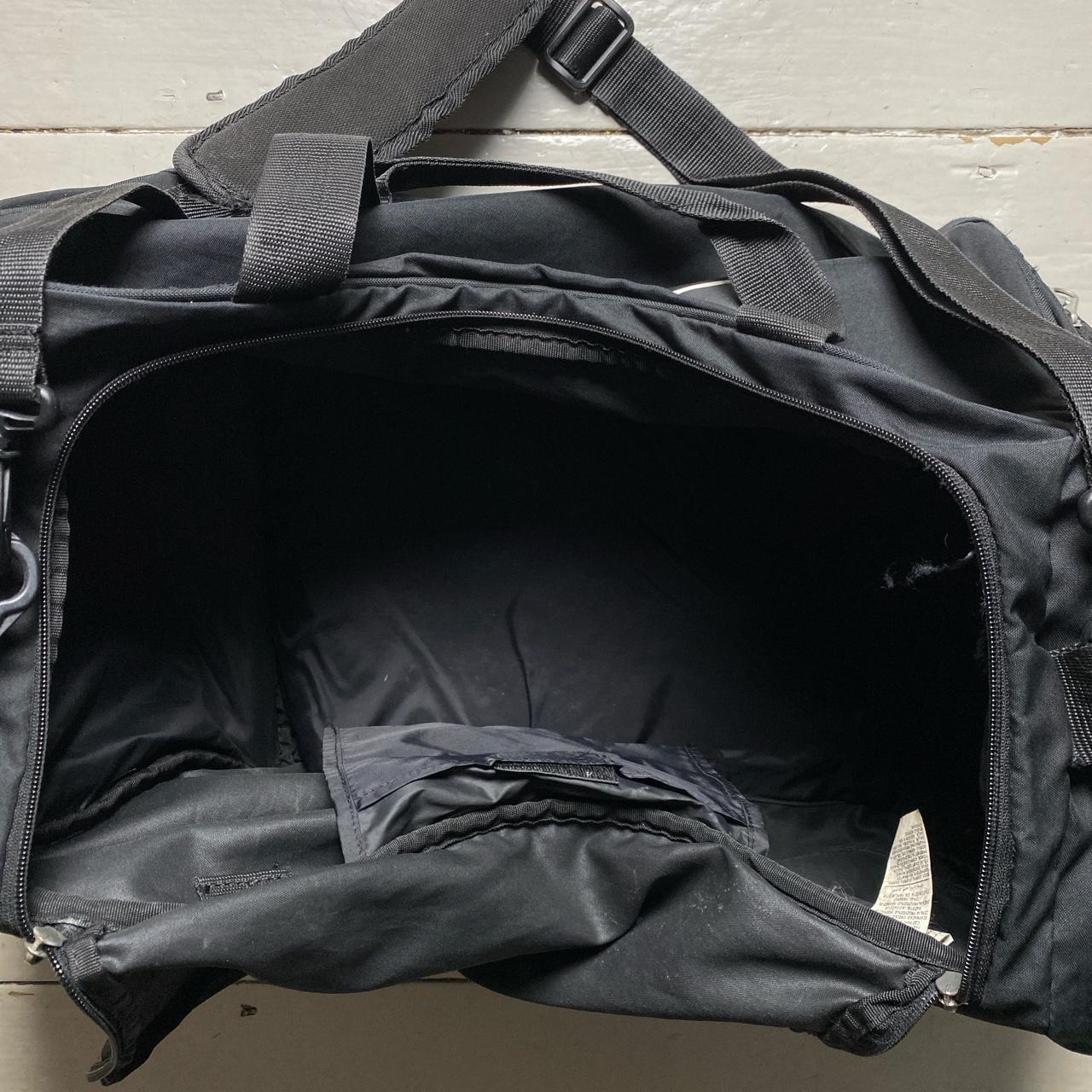 Nike Swoosh Black and White Duffel Bag