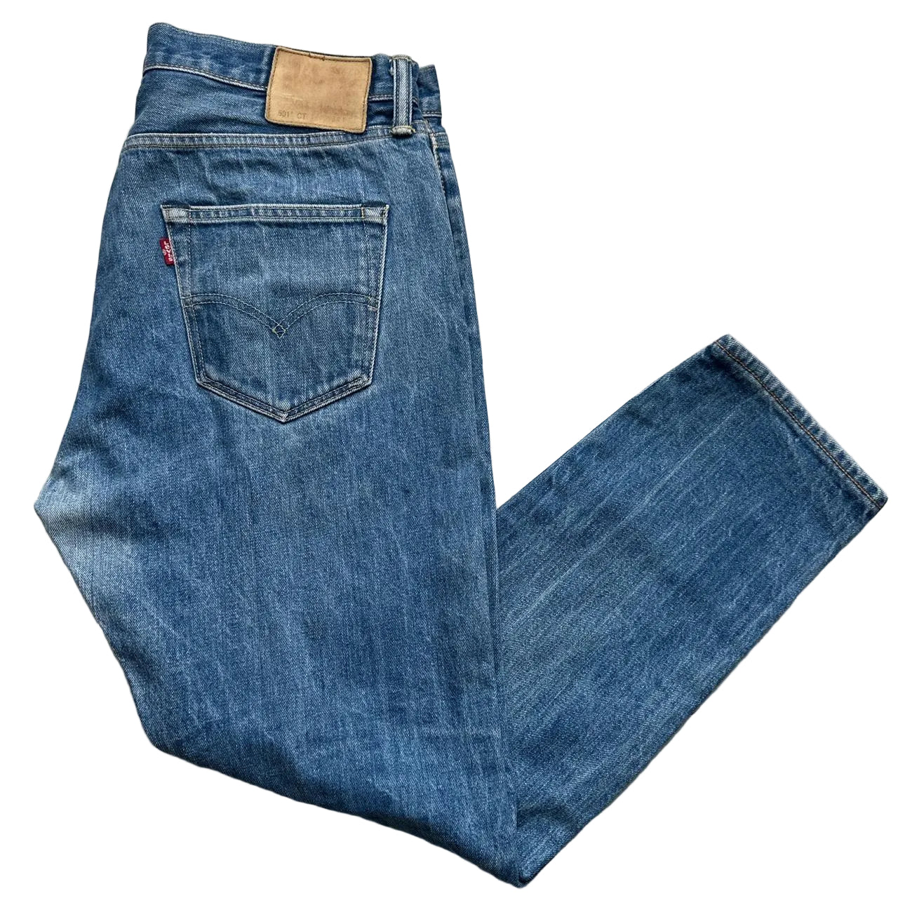 Levis 501 CT Light Blue Slim Jeans (34W)