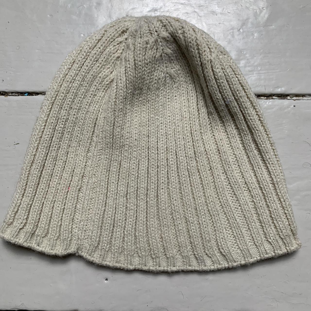 Adidas Cream White and Navy Beanie