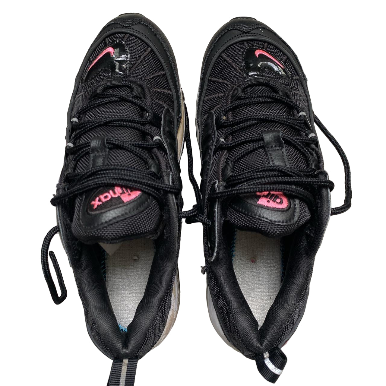 Nike Air Max 98 Black Patent and Pink (UK5)