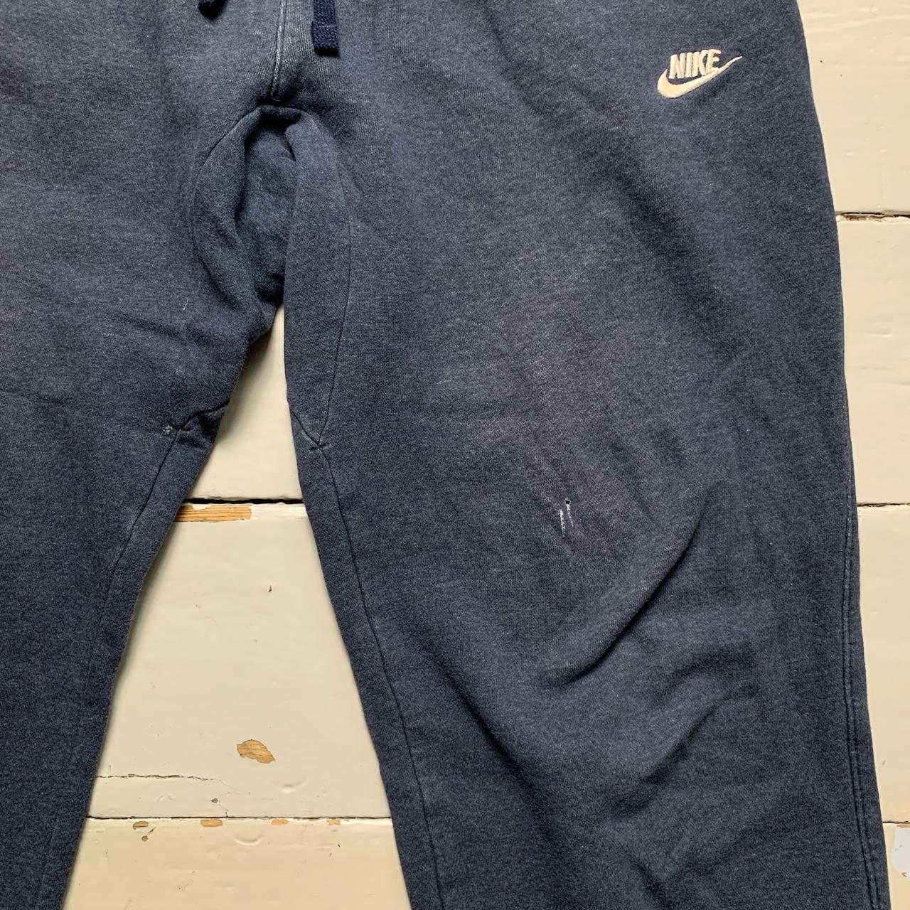 Nike Swoosh Baggy Navy and White Joggers