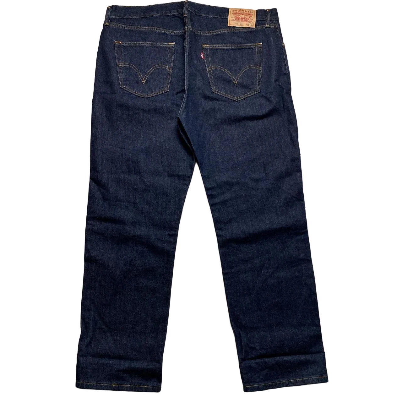 Levis 751 02 Vintage Dark Navy Baggy Jeans (40W)