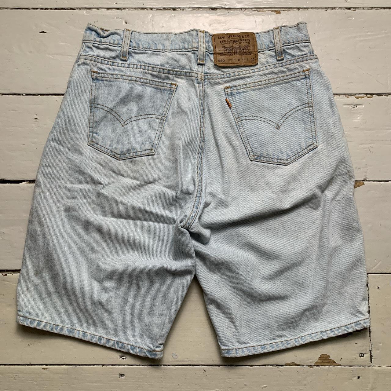 Levis 550 Light Blue Wash Vintage Jean Short Jorts