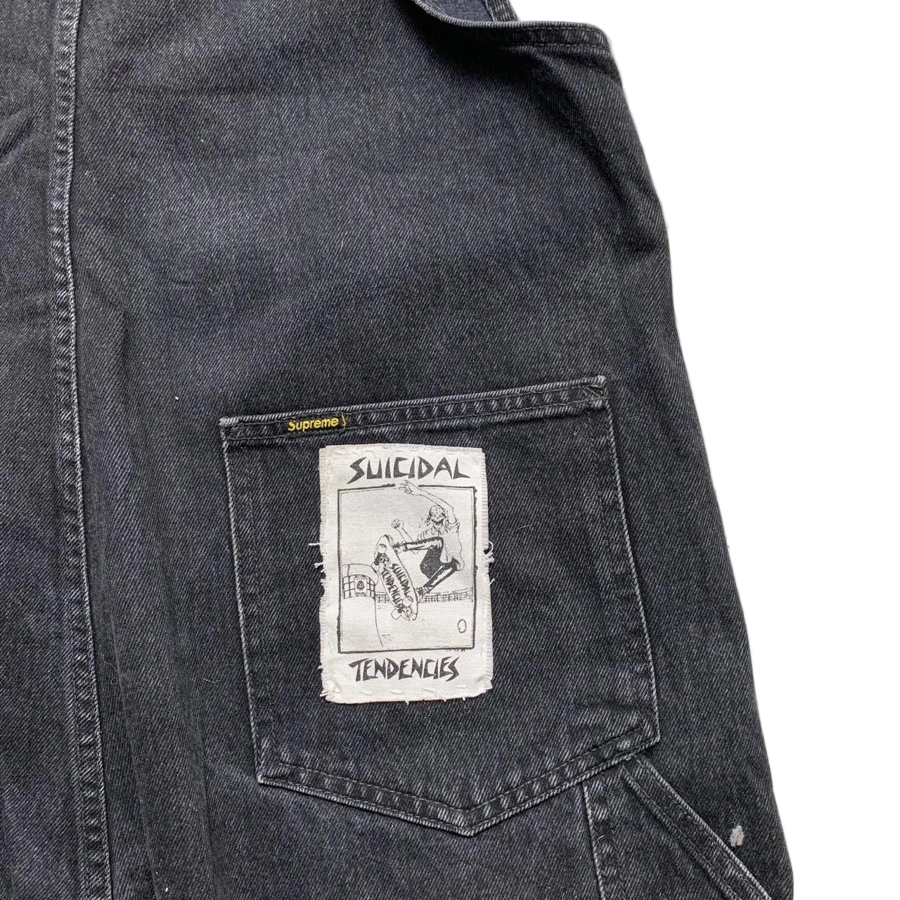 Supreme Suicidal Tendencies Dungaree Jeans Black (XL)