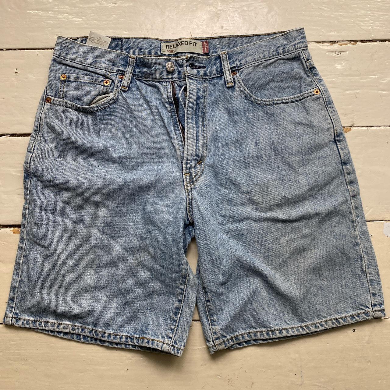 Levis 550 Baggy Vintage Light Blue Jean Short Jorts