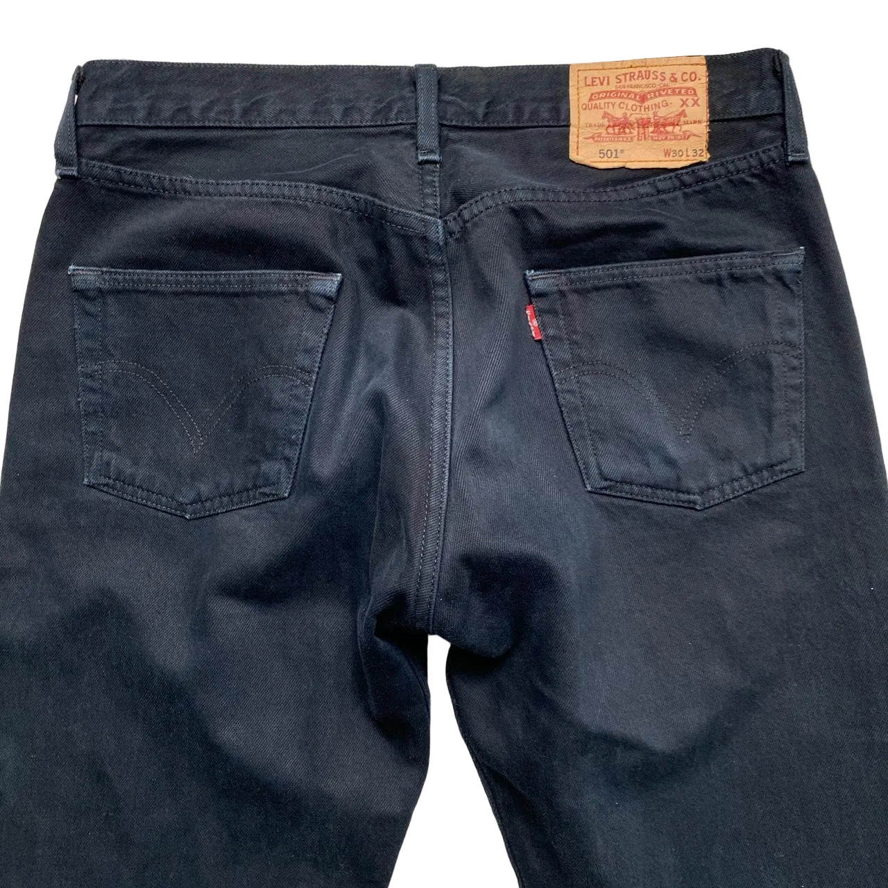 Levis 501 Vintage Jeans Dark Navy Jeans (30W)
