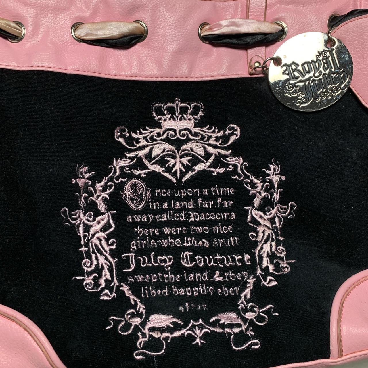 Juicy Couture Velour Bag Brown and Pink