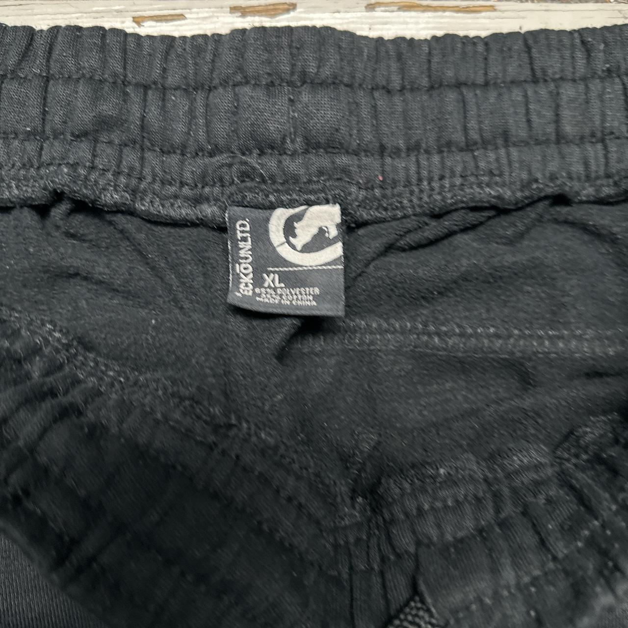 Ecko UnLTD Black White and Red Joggers