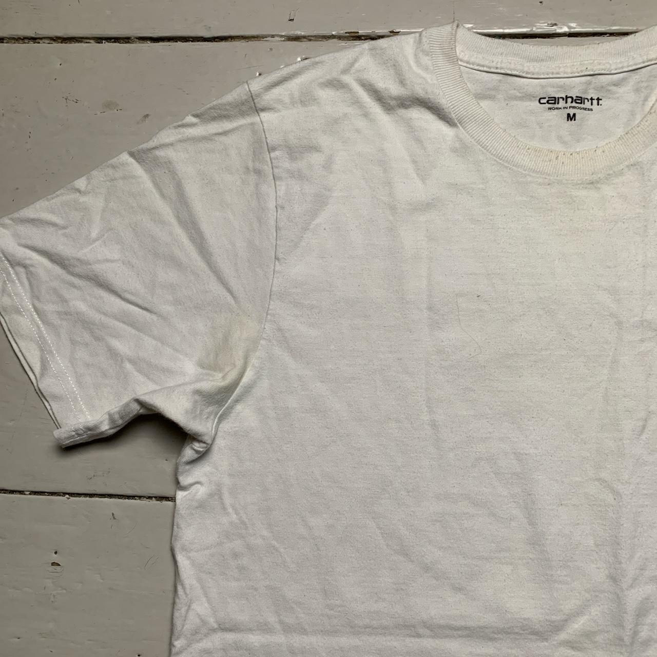 Carharrt WIP White and Gold T Shirt