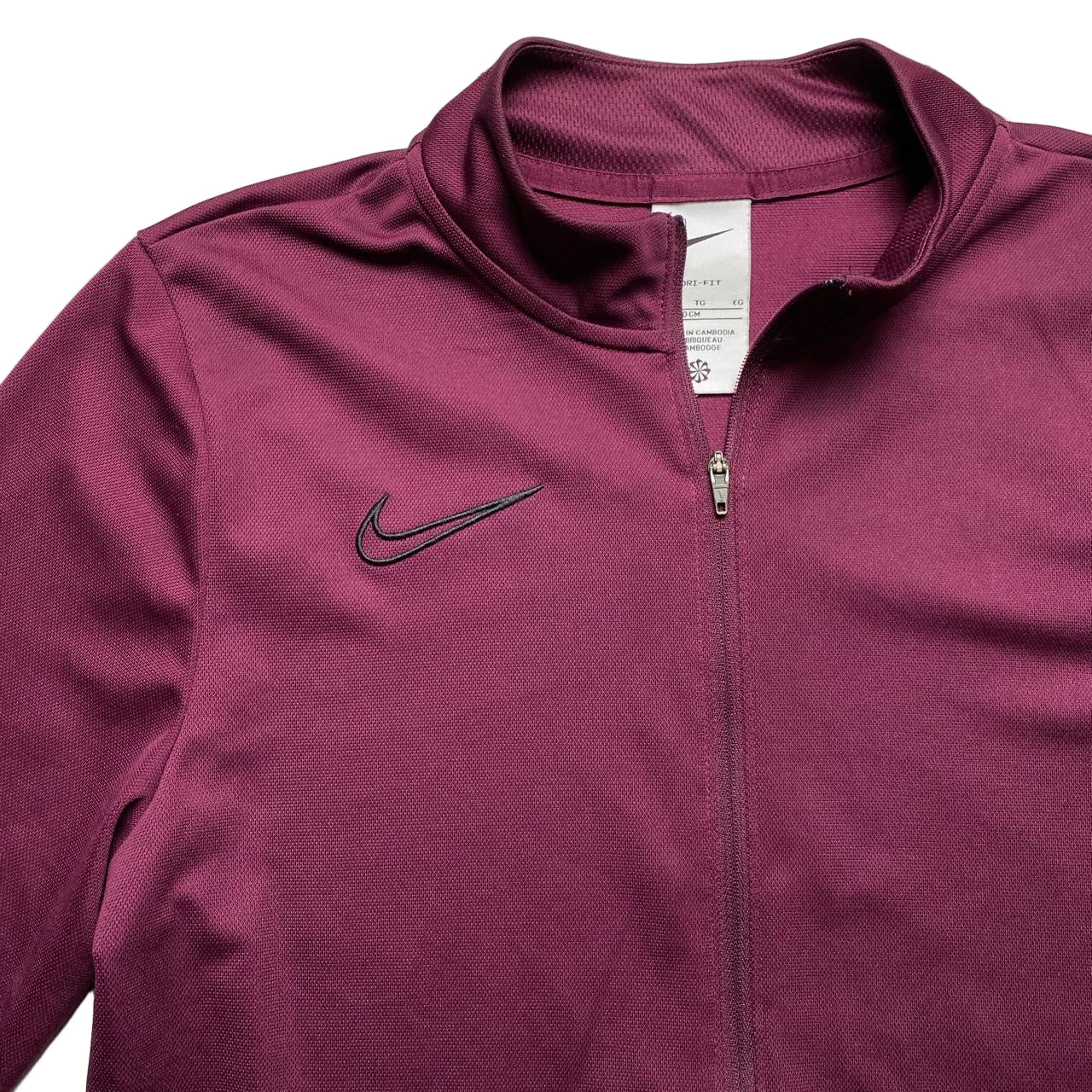 Nike Burgundy Training Long Sleeve Football Top Jumper (XS)