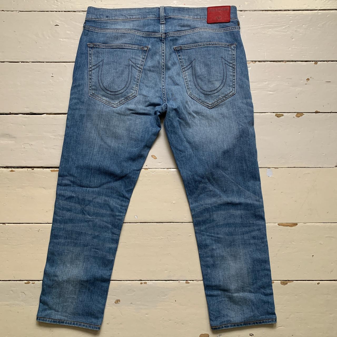 True Religion Rocco Blue Stitch Jeans