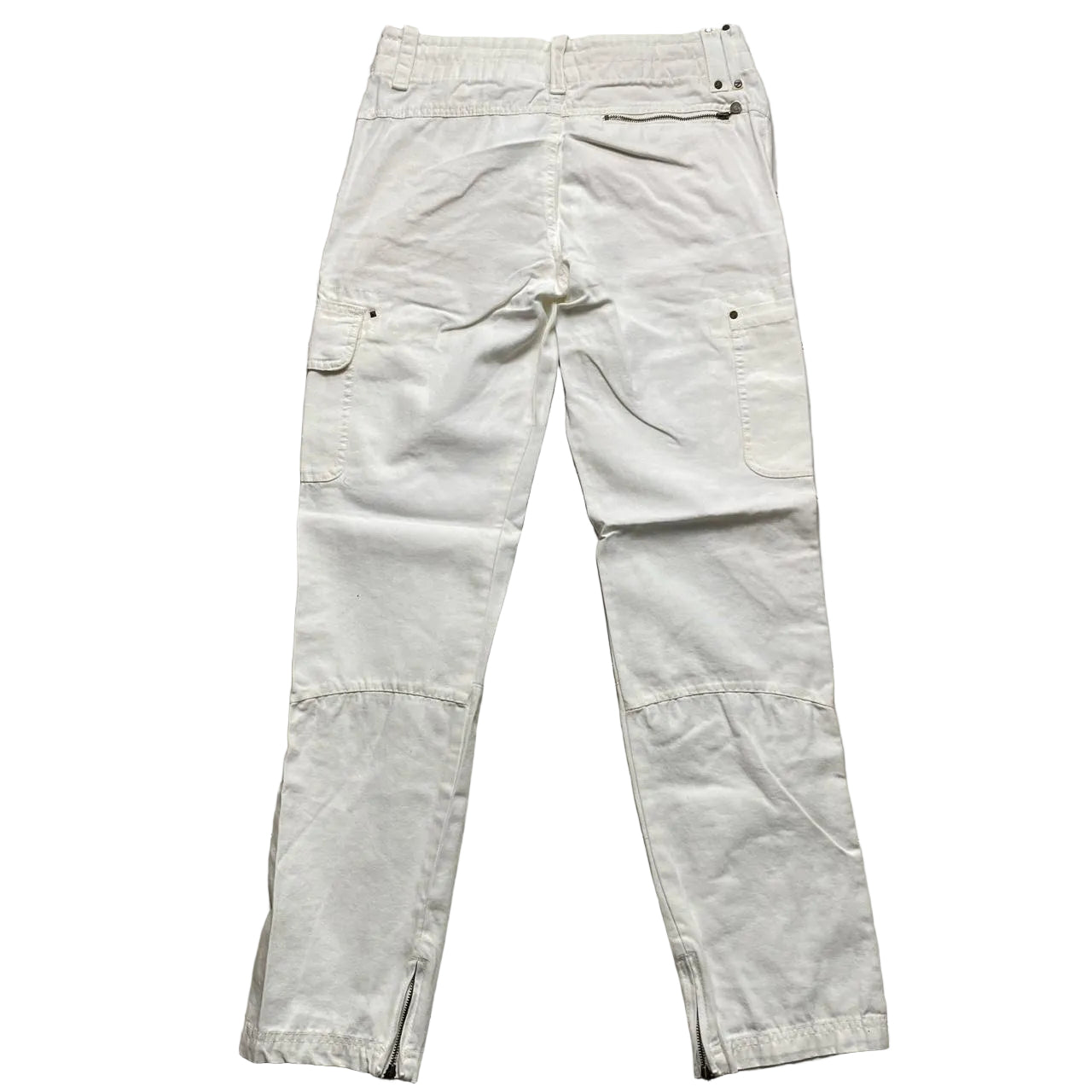 Nike Vintage Cream White Cargo Combat Trousers (12)