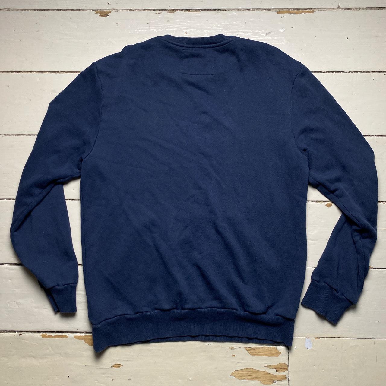 True Religion Navy and Gold Jumper