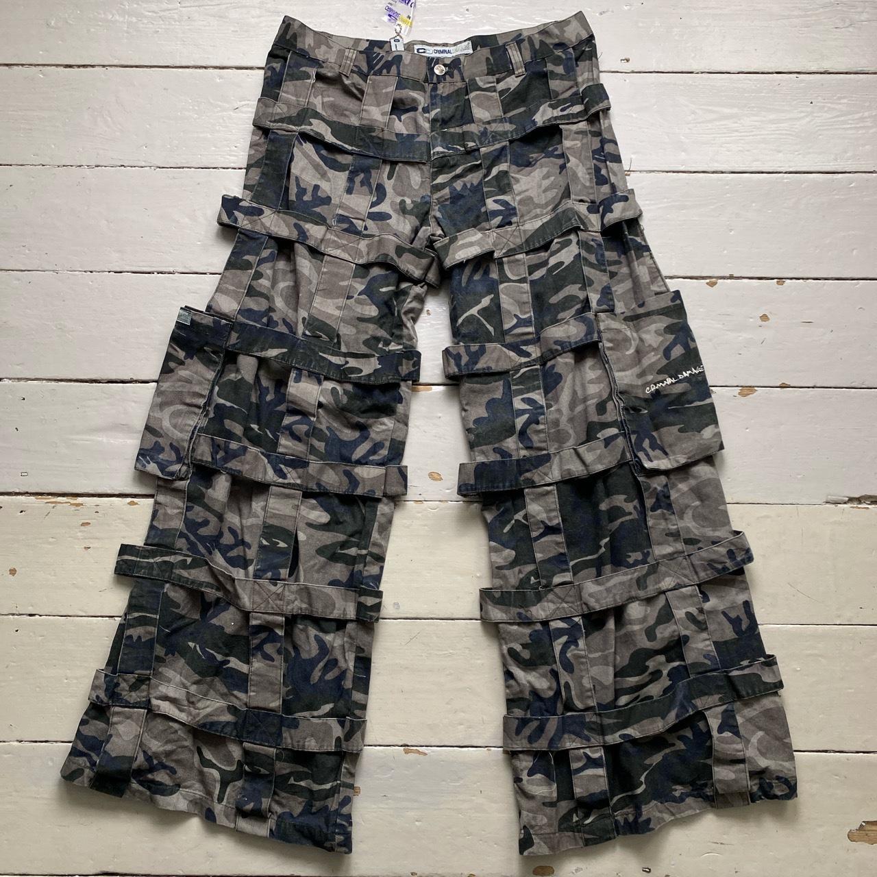 Criminal Damage Double Cargo Trousers