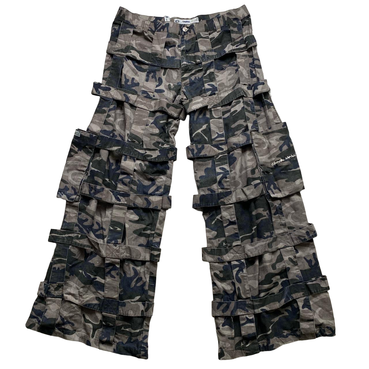 Criminal Damage Double Cargo Trousers (32W/36W)